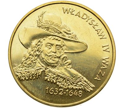  Монета 2 злотых 1999 «Владислав IV Ваза» Польша, фото 1 